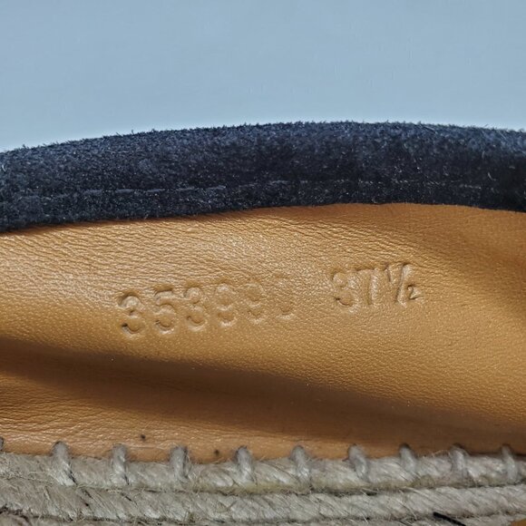 Gucci Micro GG Guccissima Suede Slip On Espadrille Flats - Picture 6 of 8